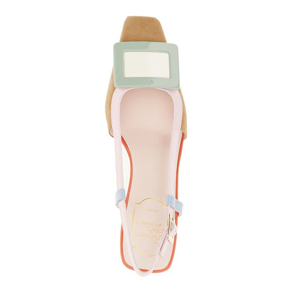 ROGER VIVIER Belle Vivier' multicoloured slingback pumps