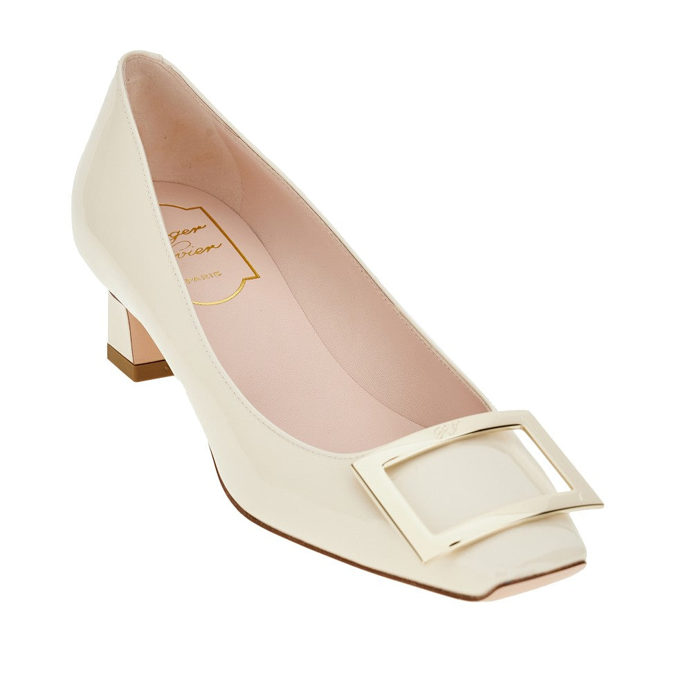 ROGER VIVIER Trompette' patent leather pumps