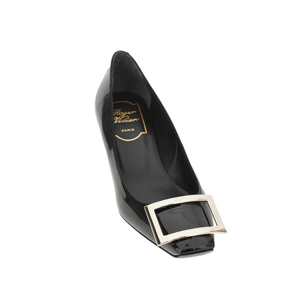 ROGER VIVIER Trompette' patent leather pumps