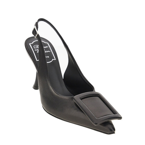 ROGER VIVIER Viv in the City' nappa leather slingback