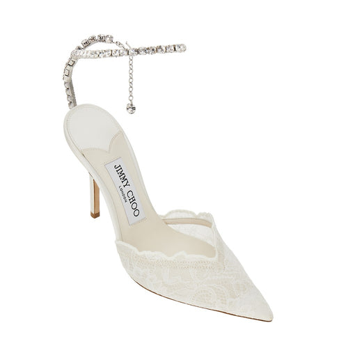 Jimmy Choo 'Saeda 100' lace pumps