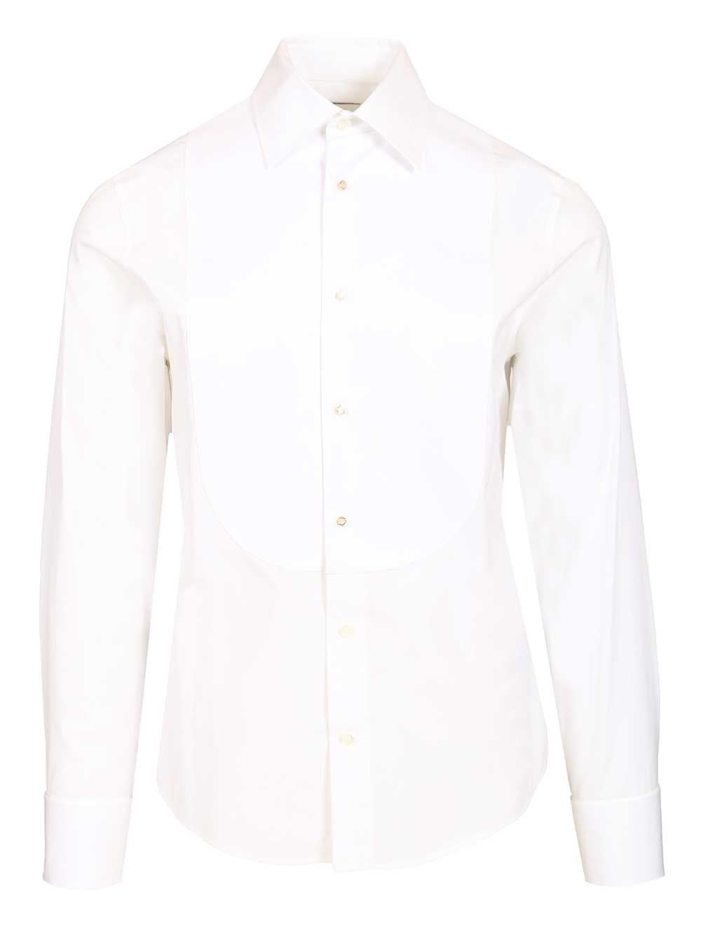 Burberry Tuxedo Shirt - White