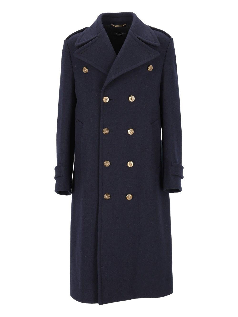 Dolce & Gabbana Double-Breasted Coat - Blue