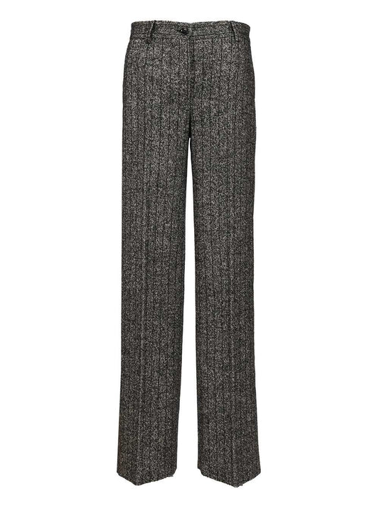 Dolce & Gabbana Striped Trousers - Grey