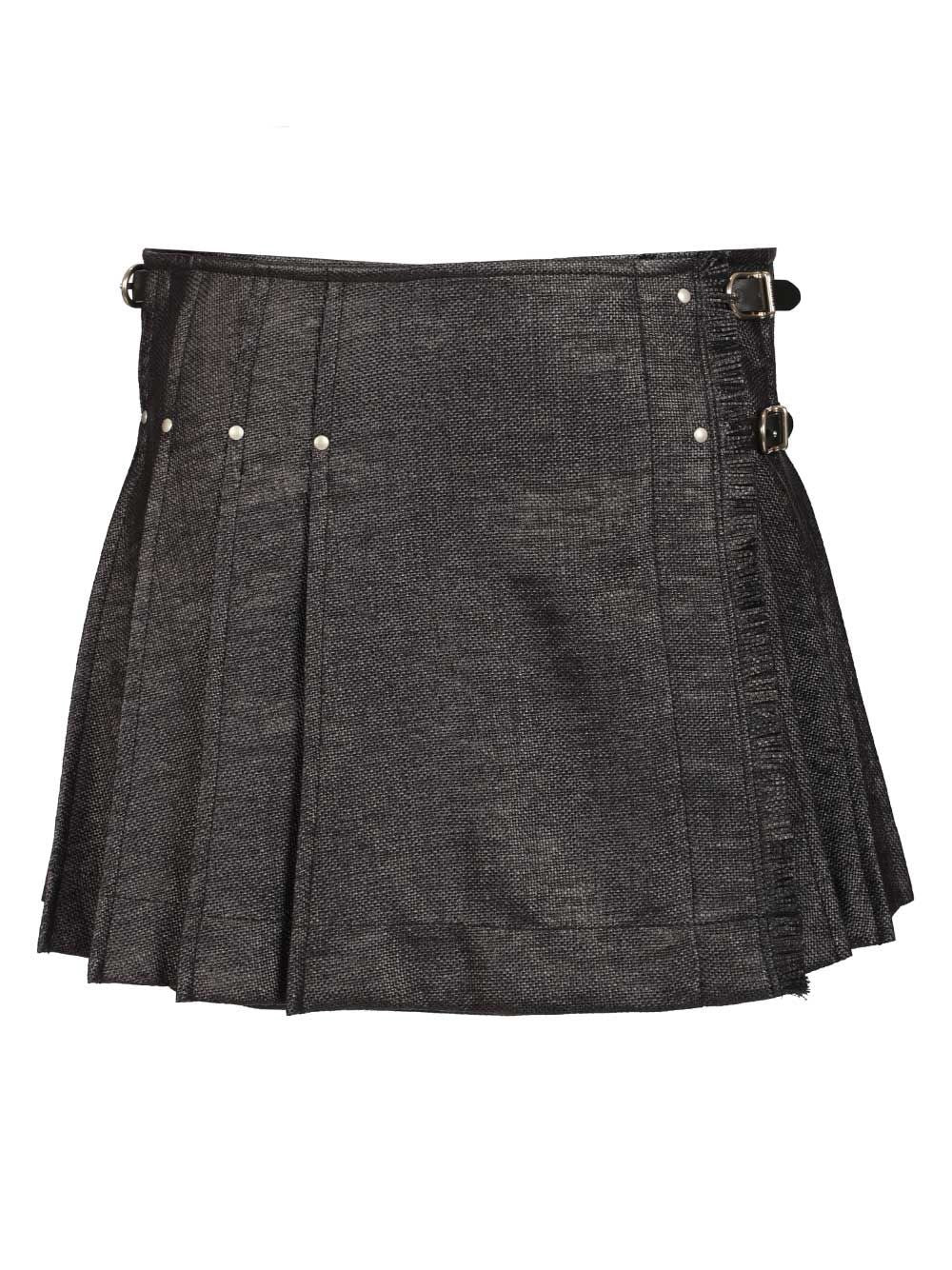 Durazzi Milano Kilt Skirt - Black