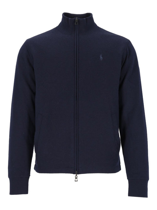 Polo Ralph Lauren Cardigan With Zip - Blue