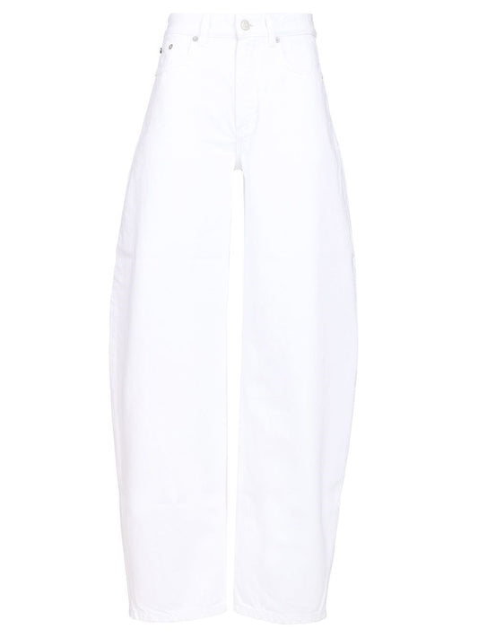 AlaïA Rounded Trousers - White