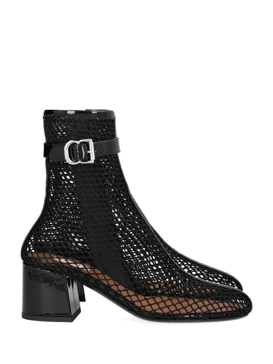Alaïa 55 Mesh Boots - Black