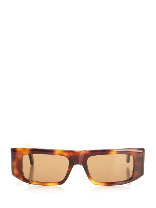 Valentino Garavani Rectangular Acetate Glasses - Brown