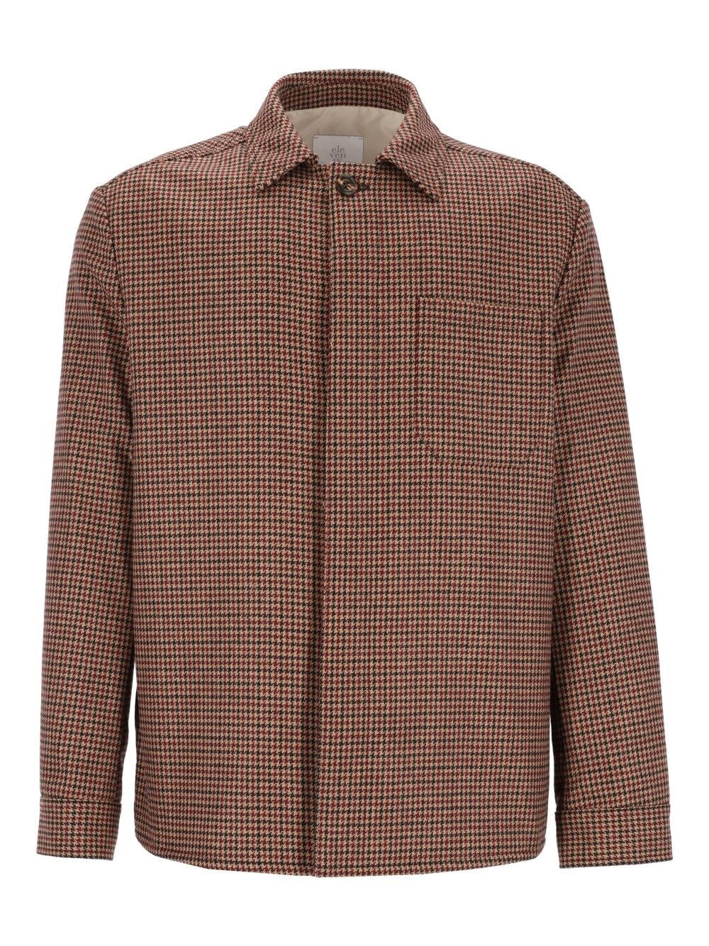 Eleventy Shirt-Jacket - Brown