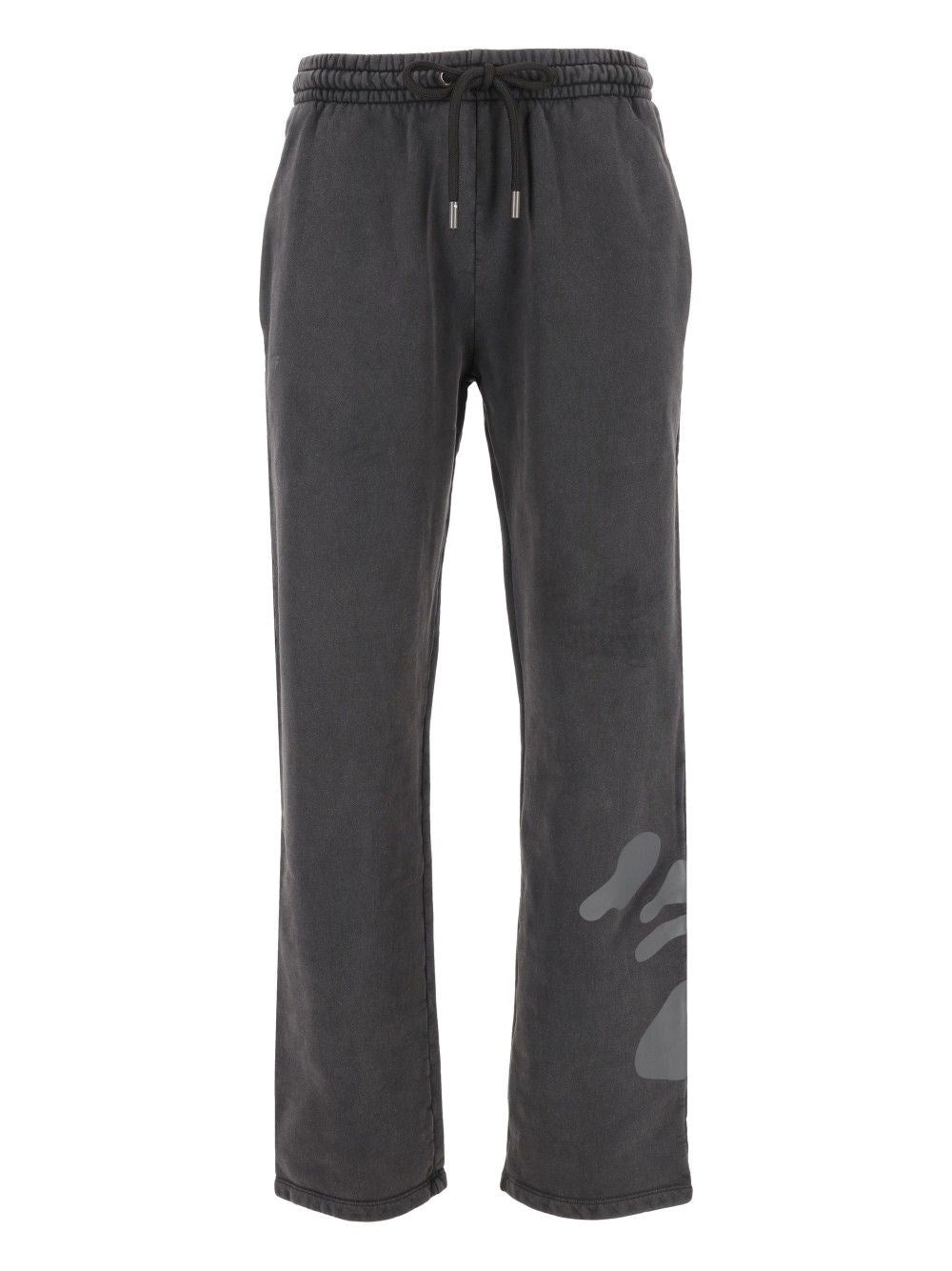 Off-White Swimming Face Sweatpants - Black