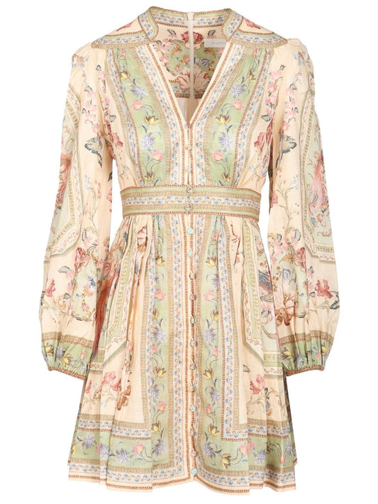 Zimmermann Mini Dress "Roselight" - Multi