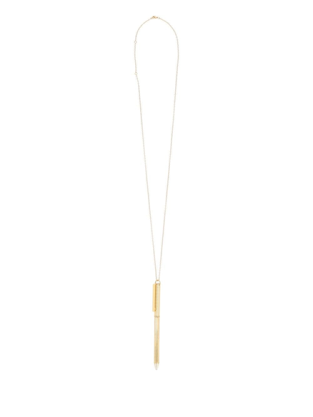Ami Pen Pendant Necklace - Gold