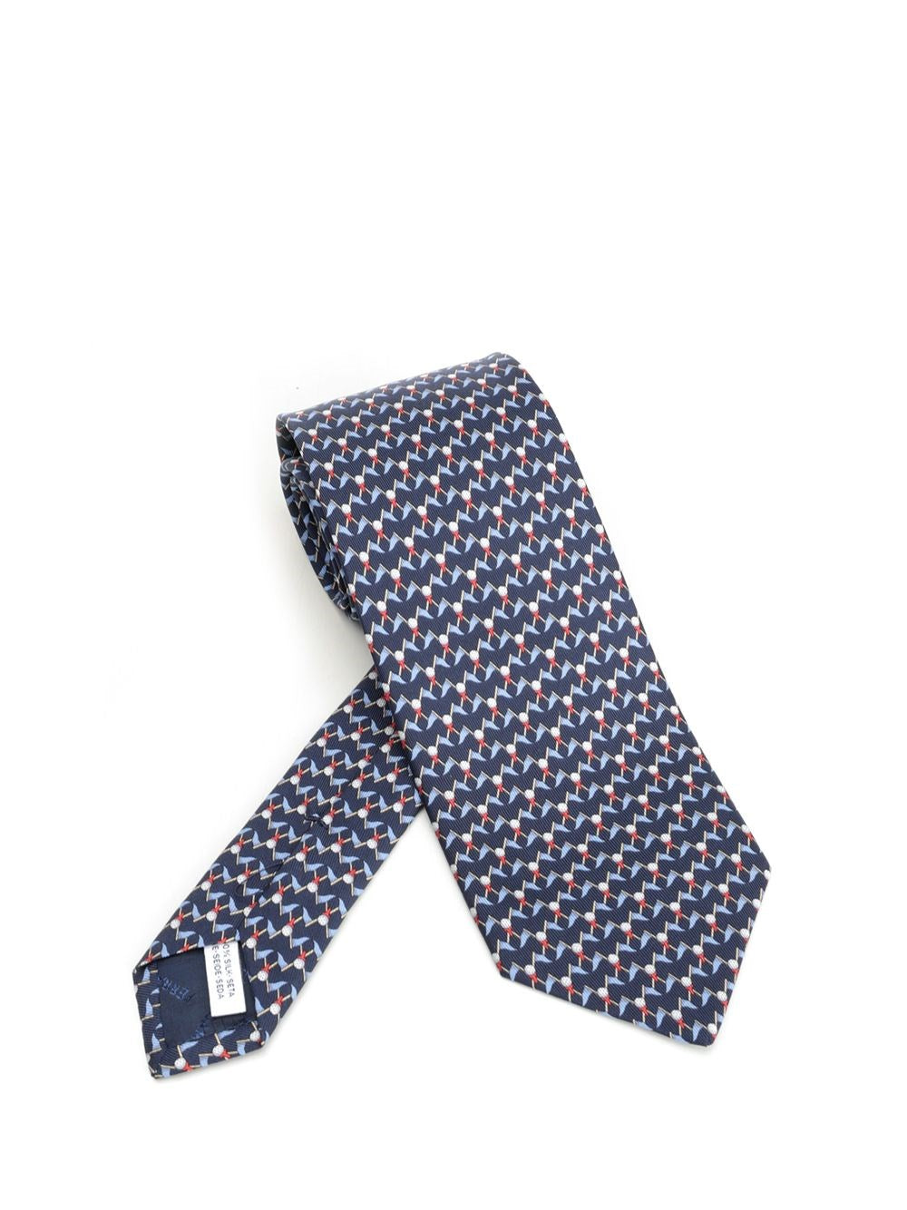 Ferragamo "Club" Tie - Blue