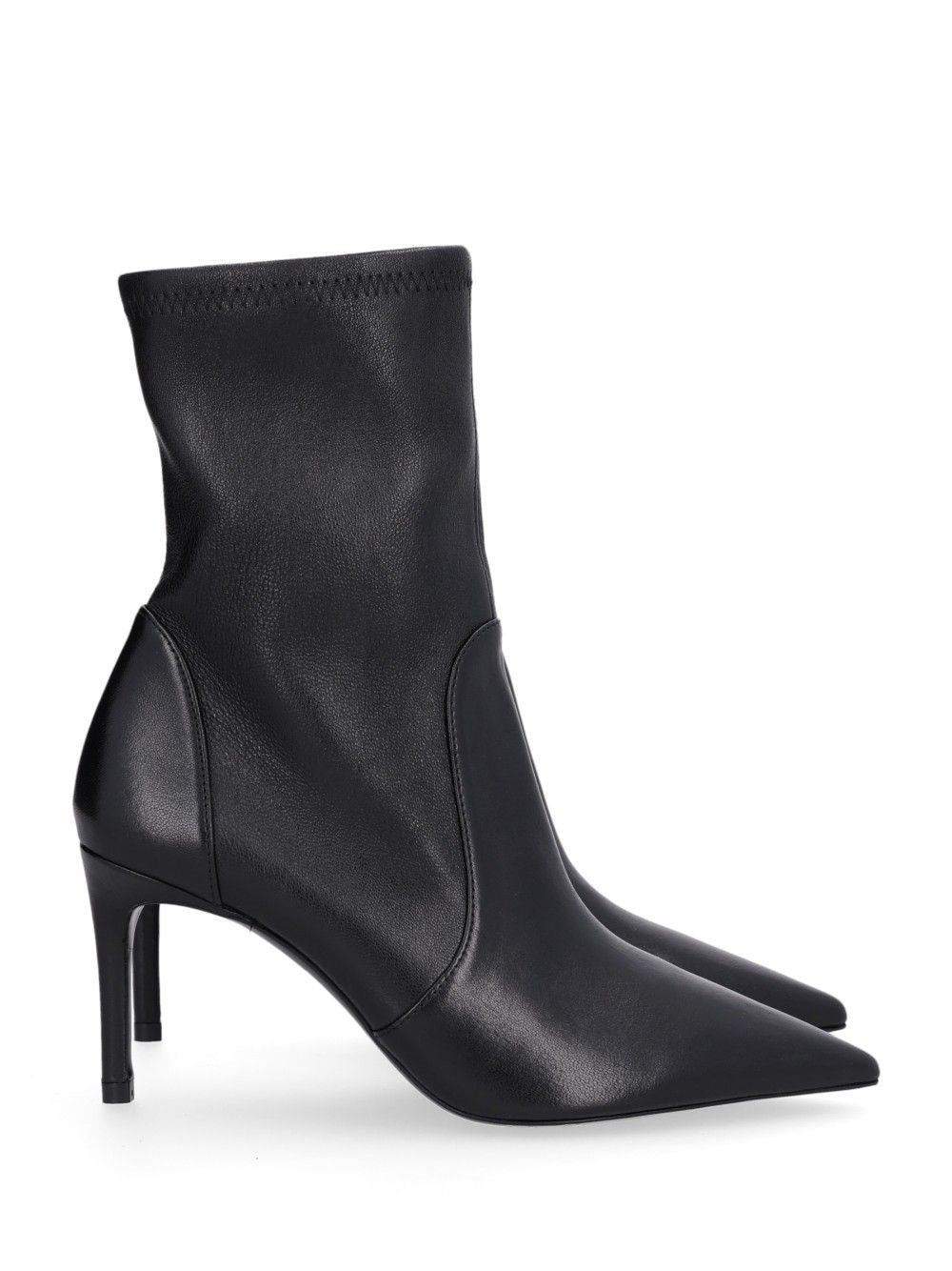 Stuart Weitzman "Stuart Power" Ankle Boots - Black