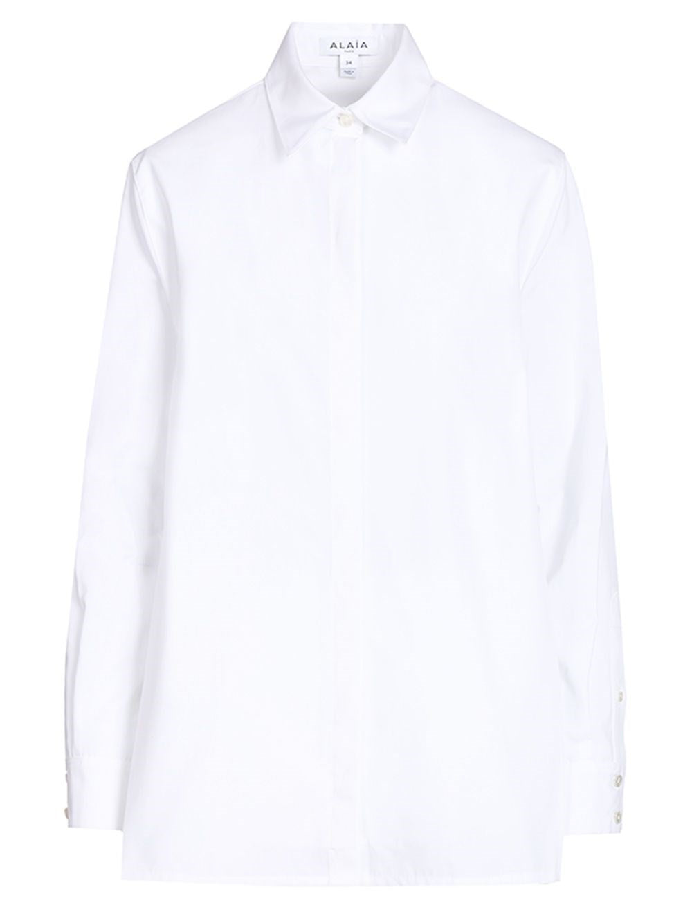 AlaïA Asymmetric Shirt - White