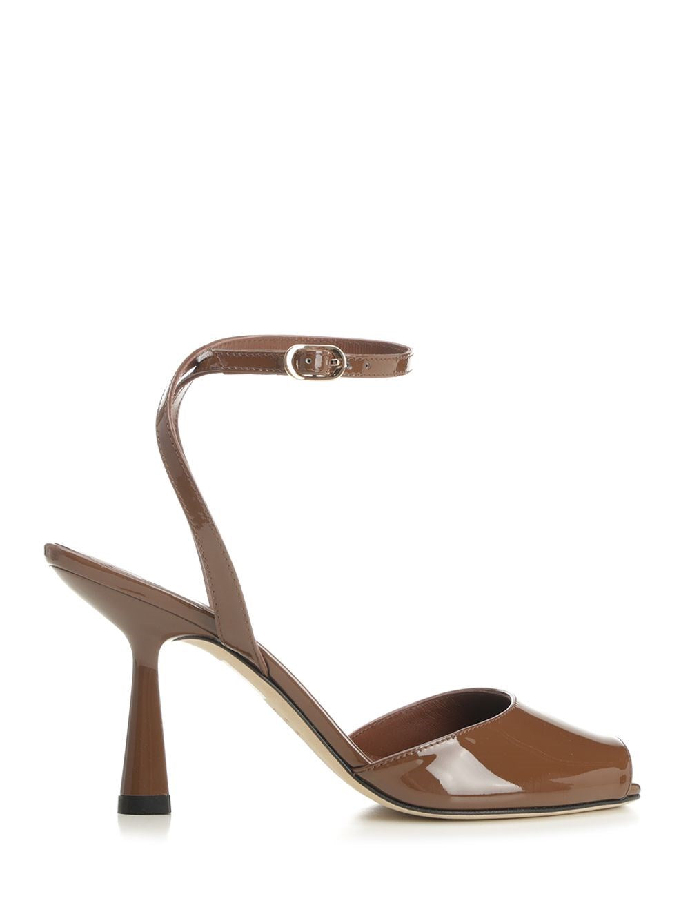 Stuart Weitzman Val Heel Sandal - Brown