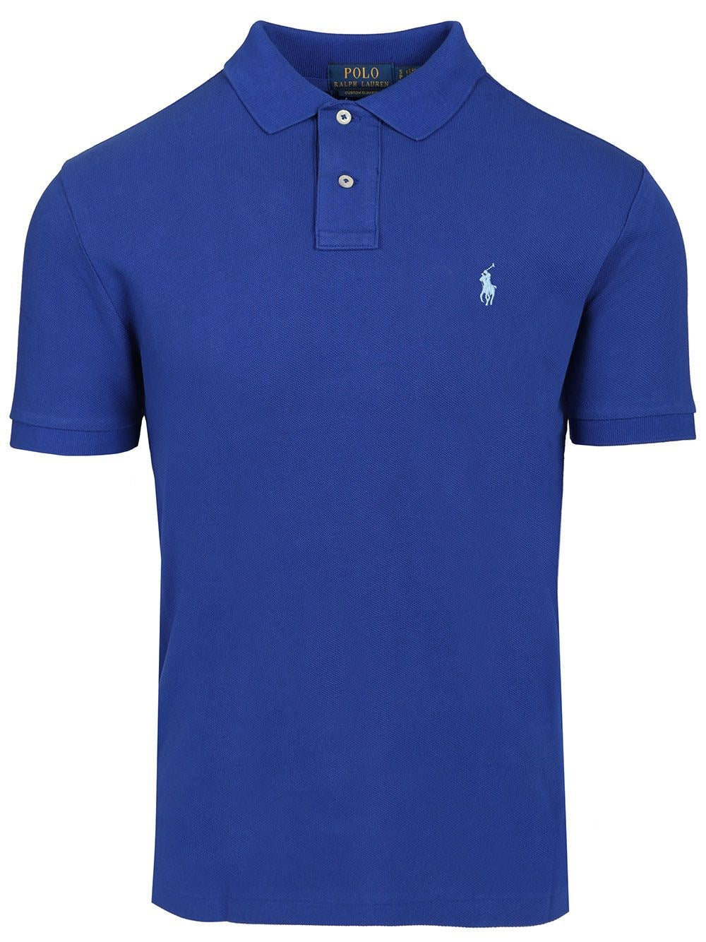 Polo Ralph Lauren Cotton Mesh Polo - Blue
