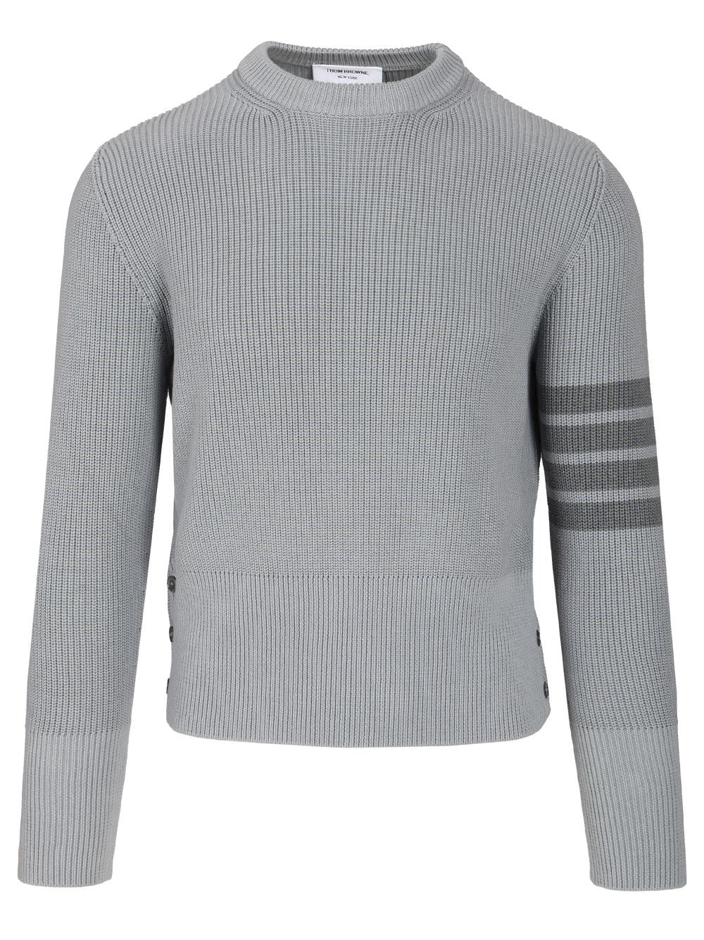 Thom Browne Cotton Sweater - Grey