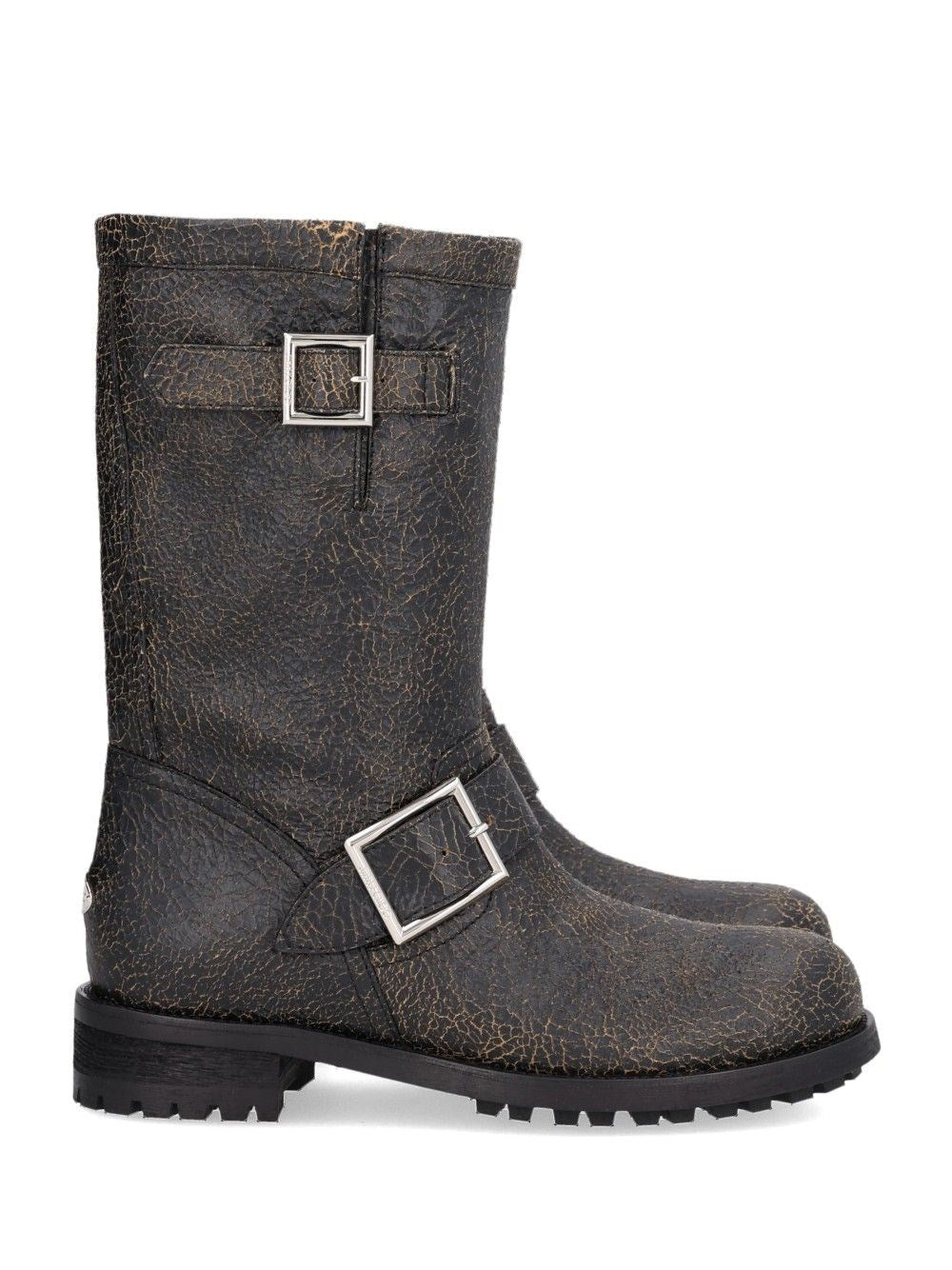 Jimmy Choo Biker Boots - Black