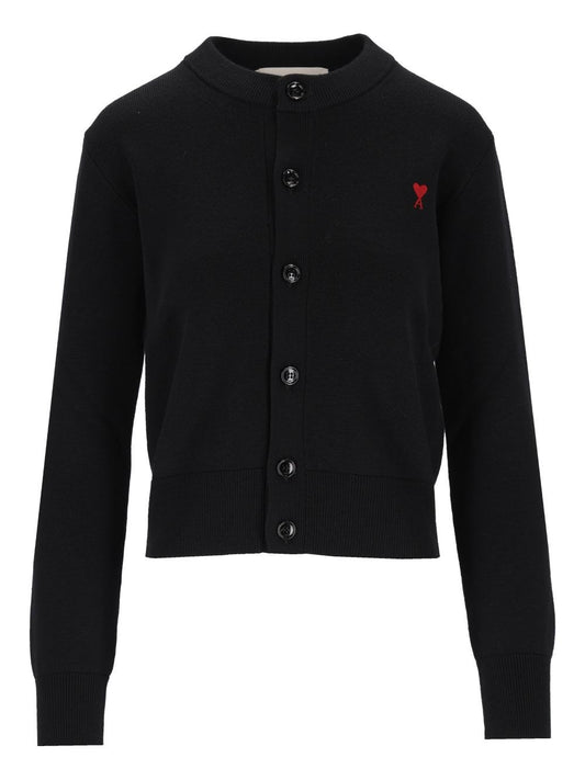 Ami Knit Cardigan - Black