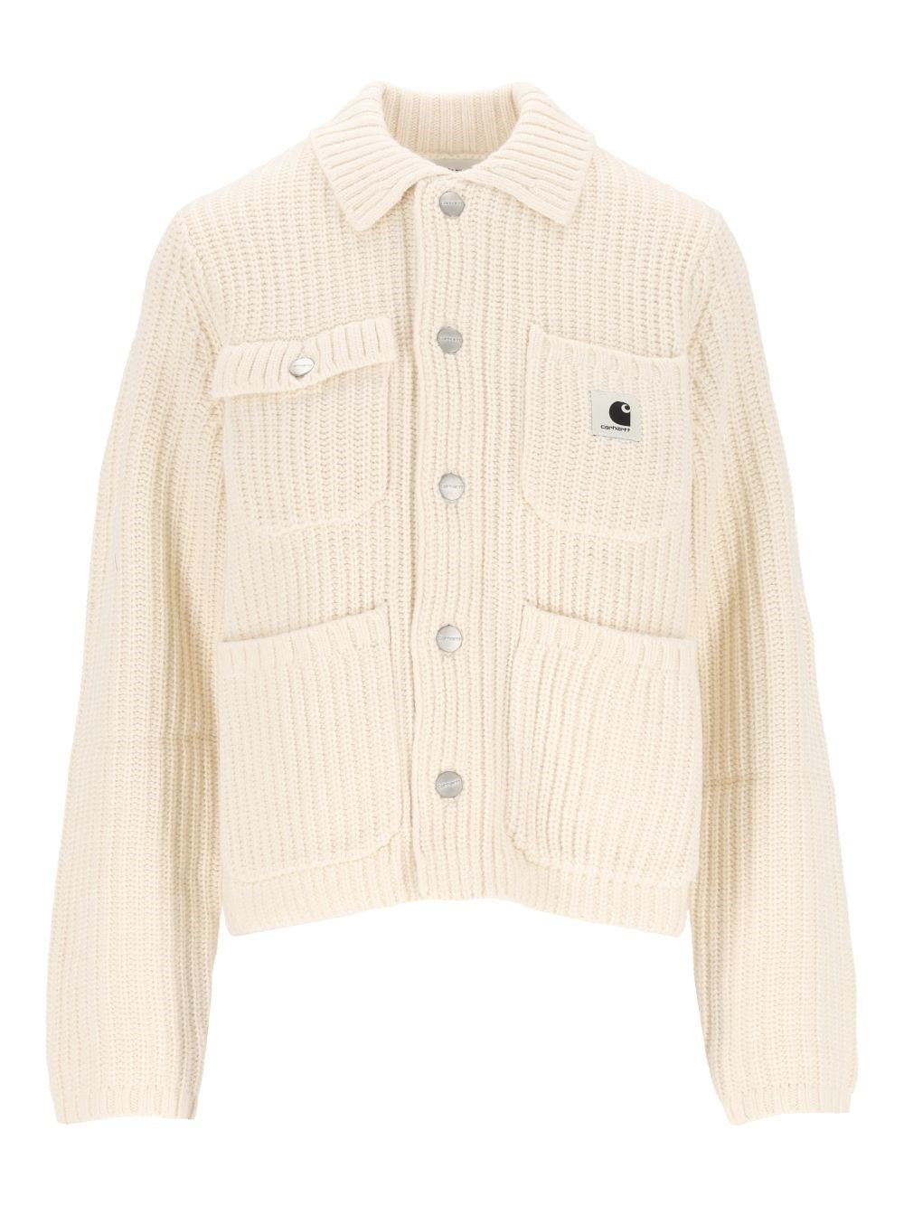Carhartt Wip "Women's Michigan" Cardigan - Beige