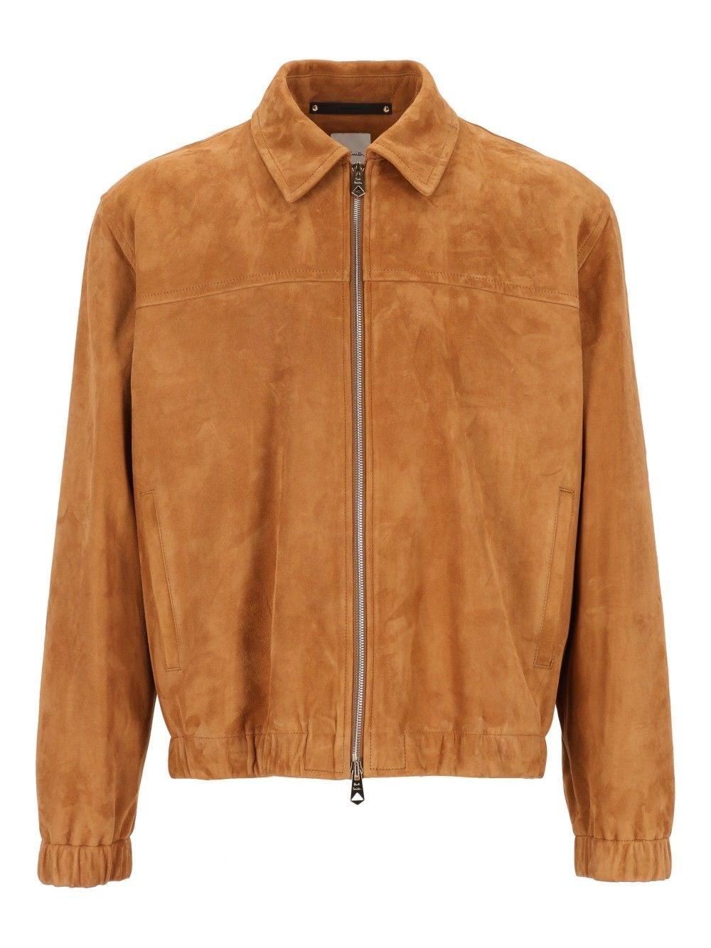 Paul Smith Suede Bomber Jacket - Brown