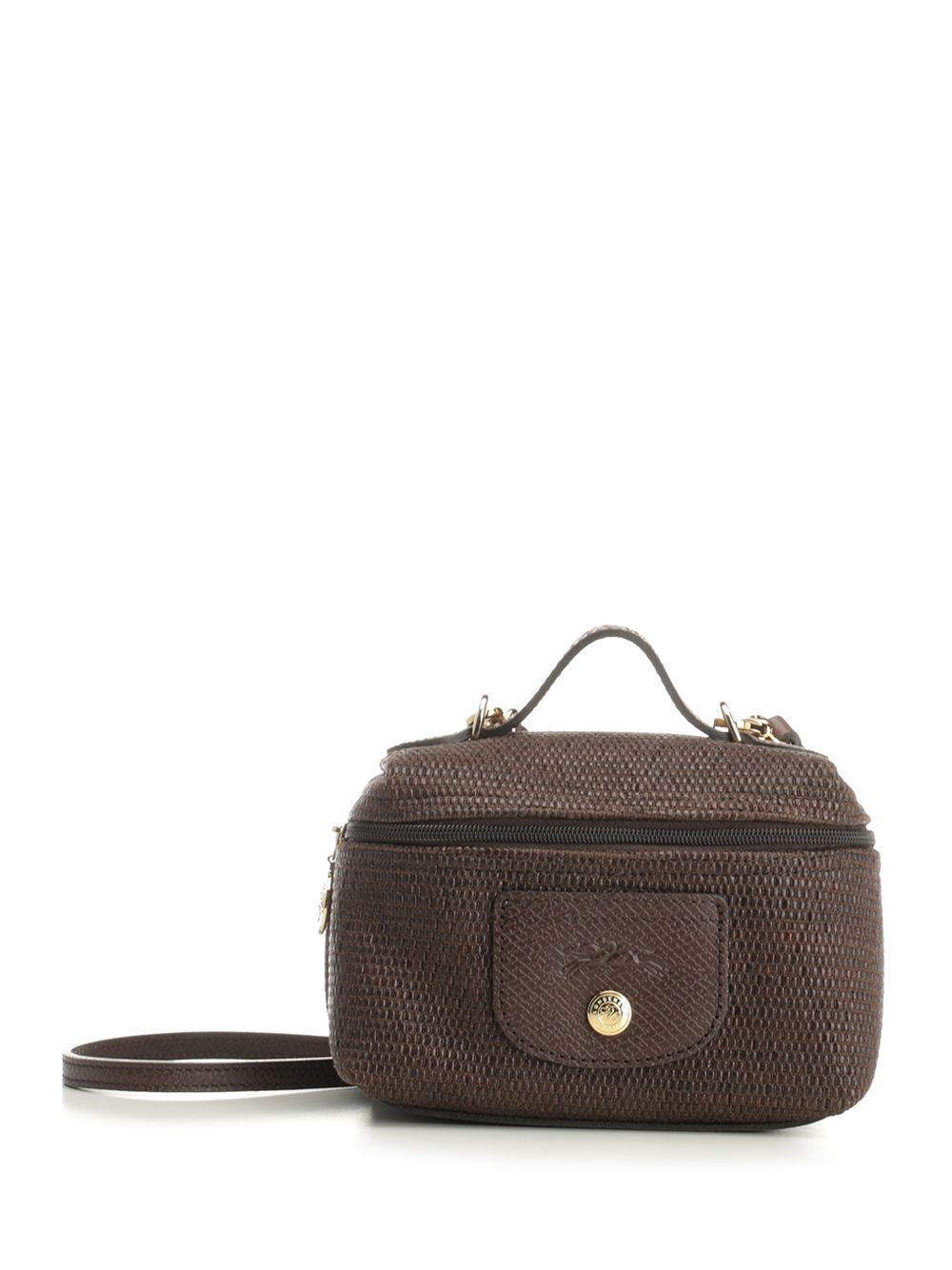 Longchamp Paris "Le Panier Pliage" Shoulder Bag - Brown