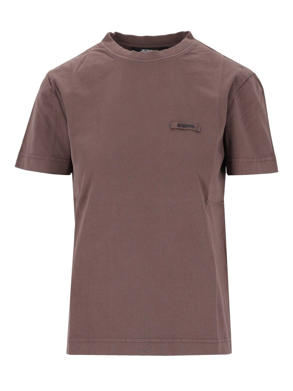 Jacquemus Cotton T-Shirt - Brown
