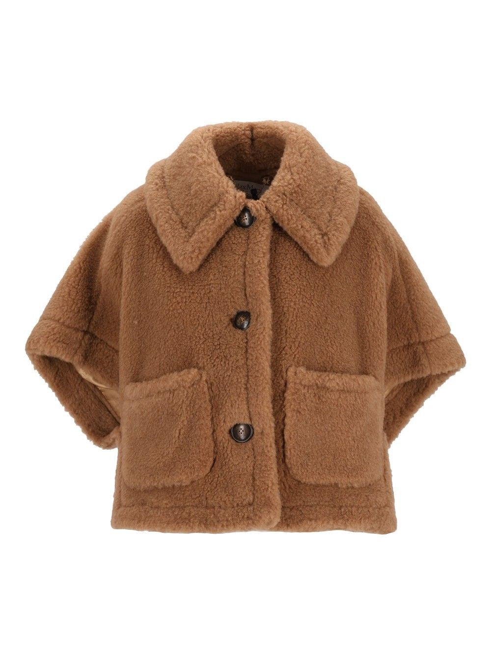 Max Mara Teddy Newterzo Cape - Brown