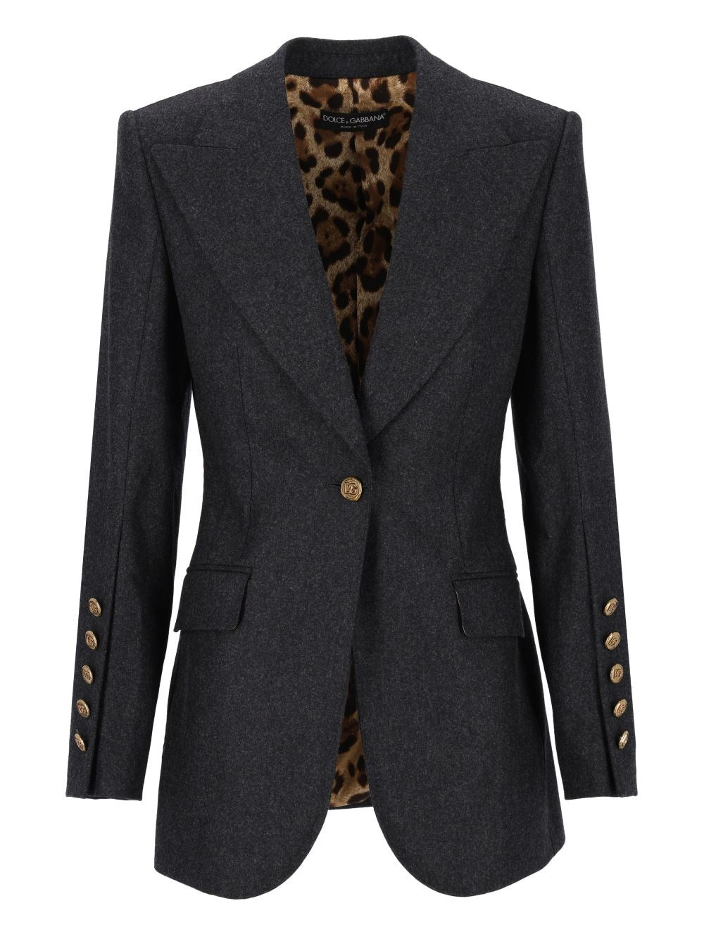 Dolce & Gabbana Turlington Single-Breasted Jacket - Black