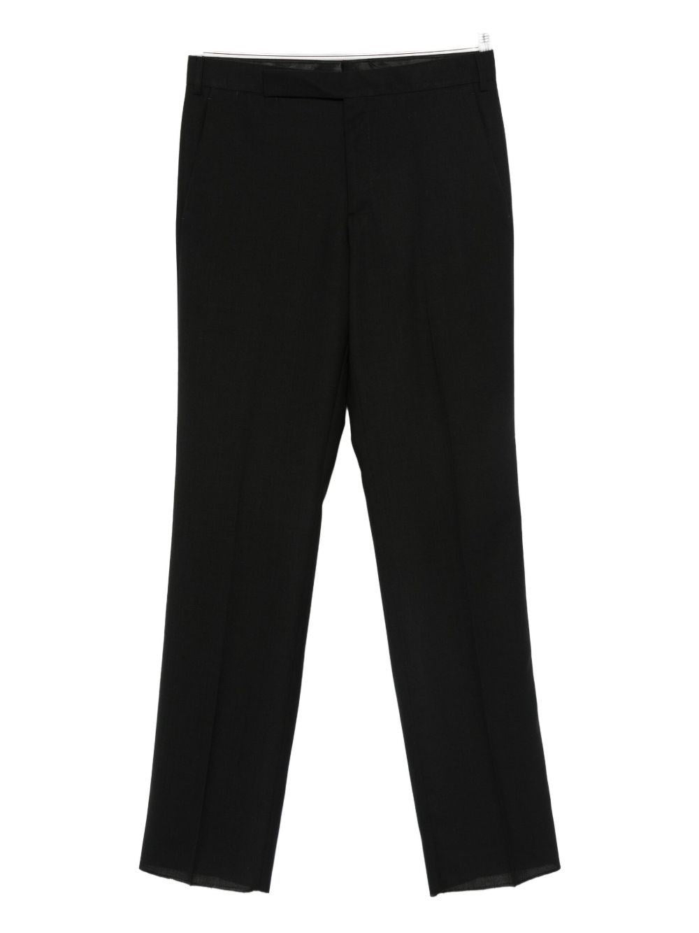 Lardini Pure Virgin Wool Trousers - Black