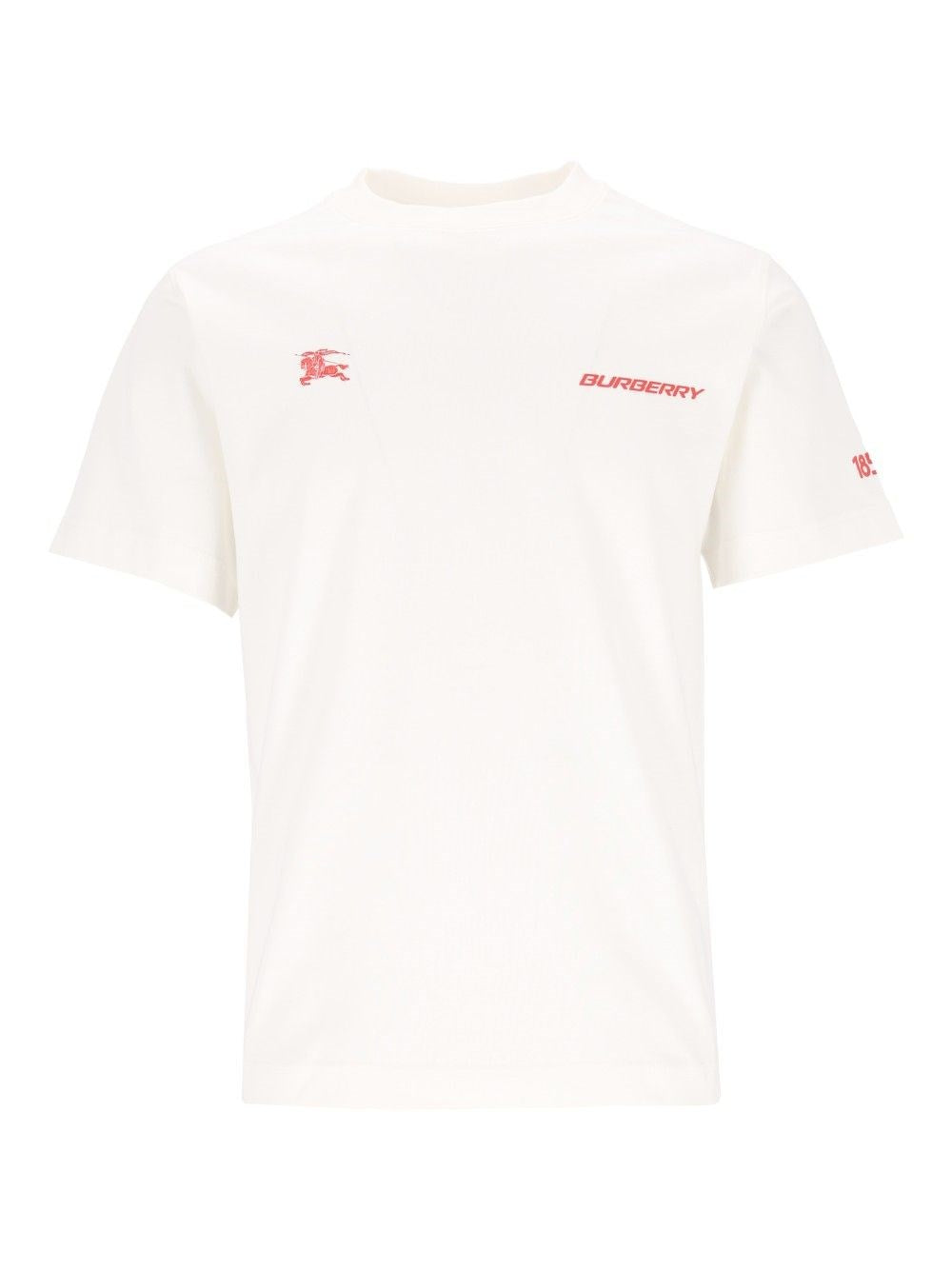 Burberry London Map Cotton T-Shirt - White