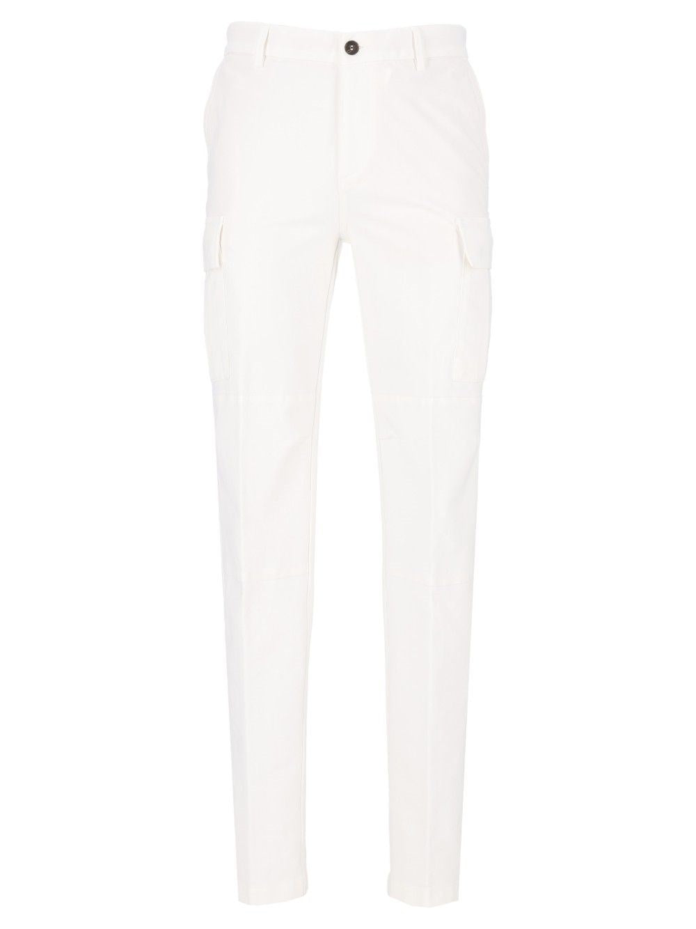 Eleventy Cargo Pants - White