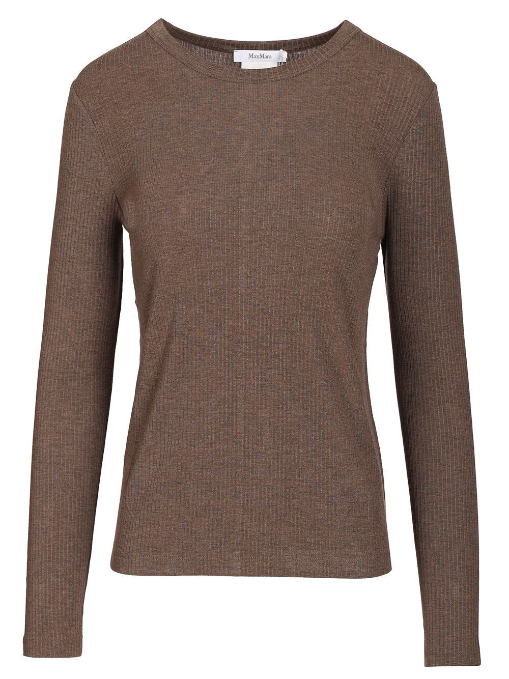 Max Mara Silk And Lyocell Sweater - Beige