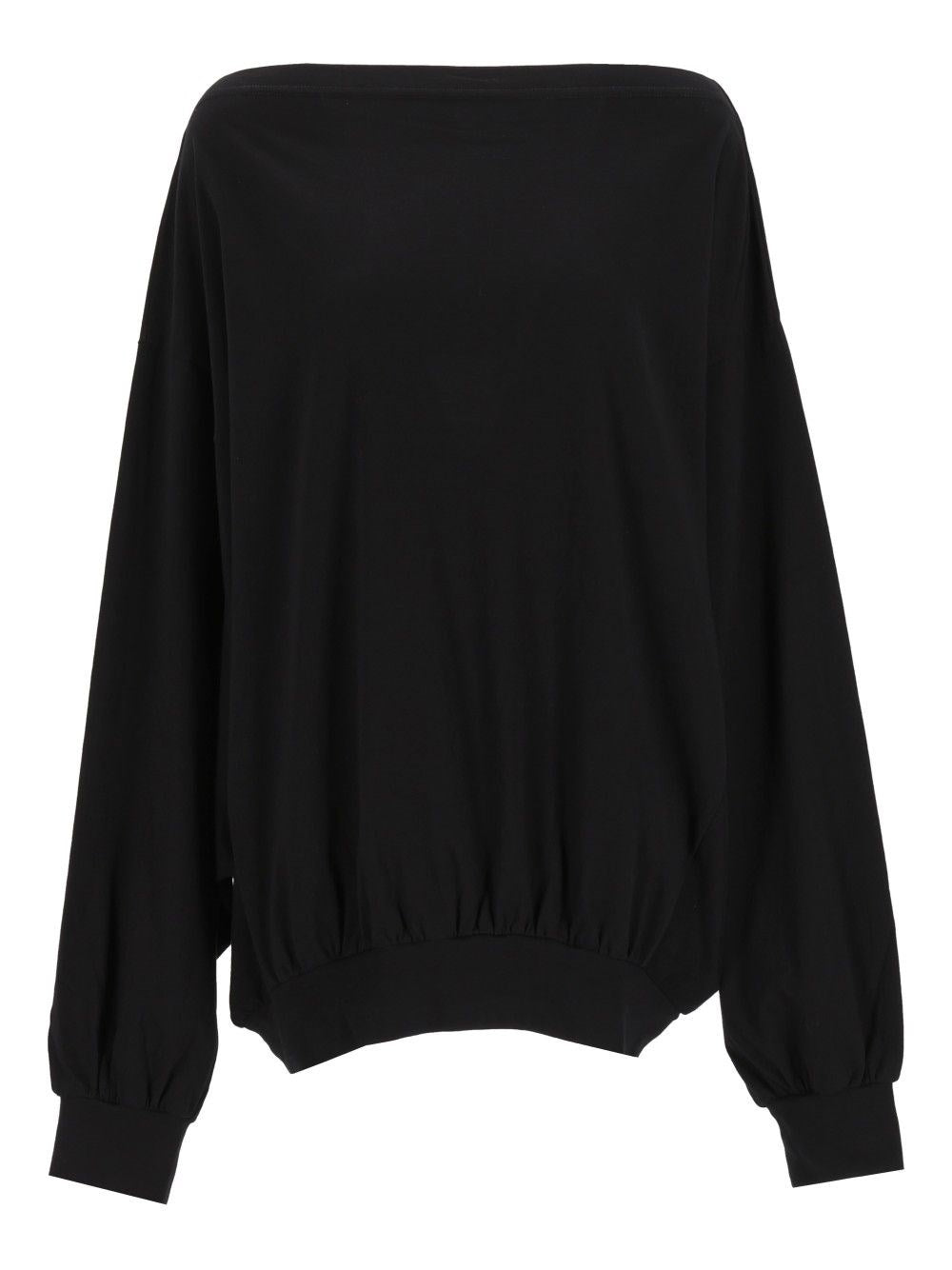 Mm6 Maison Margiela Oversize Sweater - Black