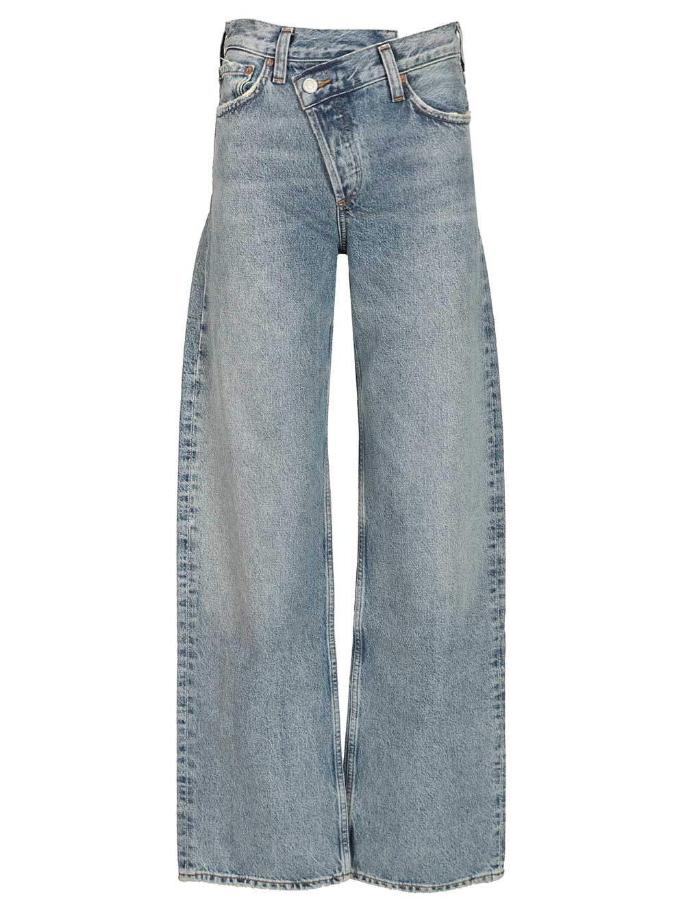 Agolde Jeans Arc Criss Cross By Conclusion - Blue