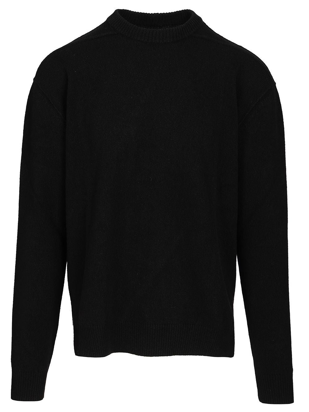 Rick Owens Crew Neck Sweater - Black