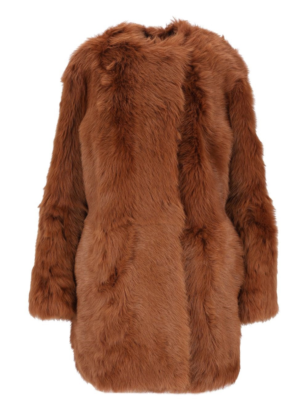 Toteme Shearling Coat - Beige