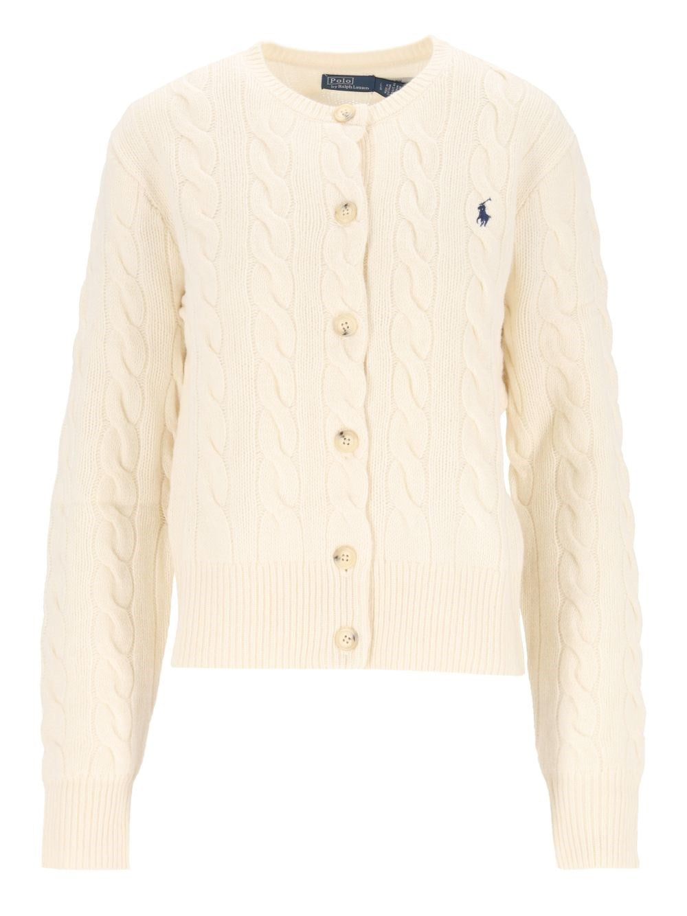 Polo Ralph Lauren Cable Knit Cardigan - Beige