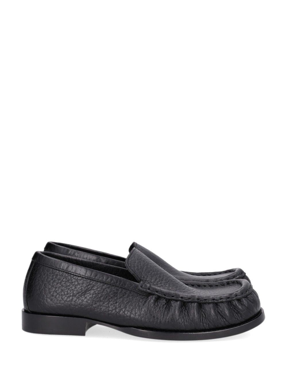 Dries Van Noten Leather Loafers - Black