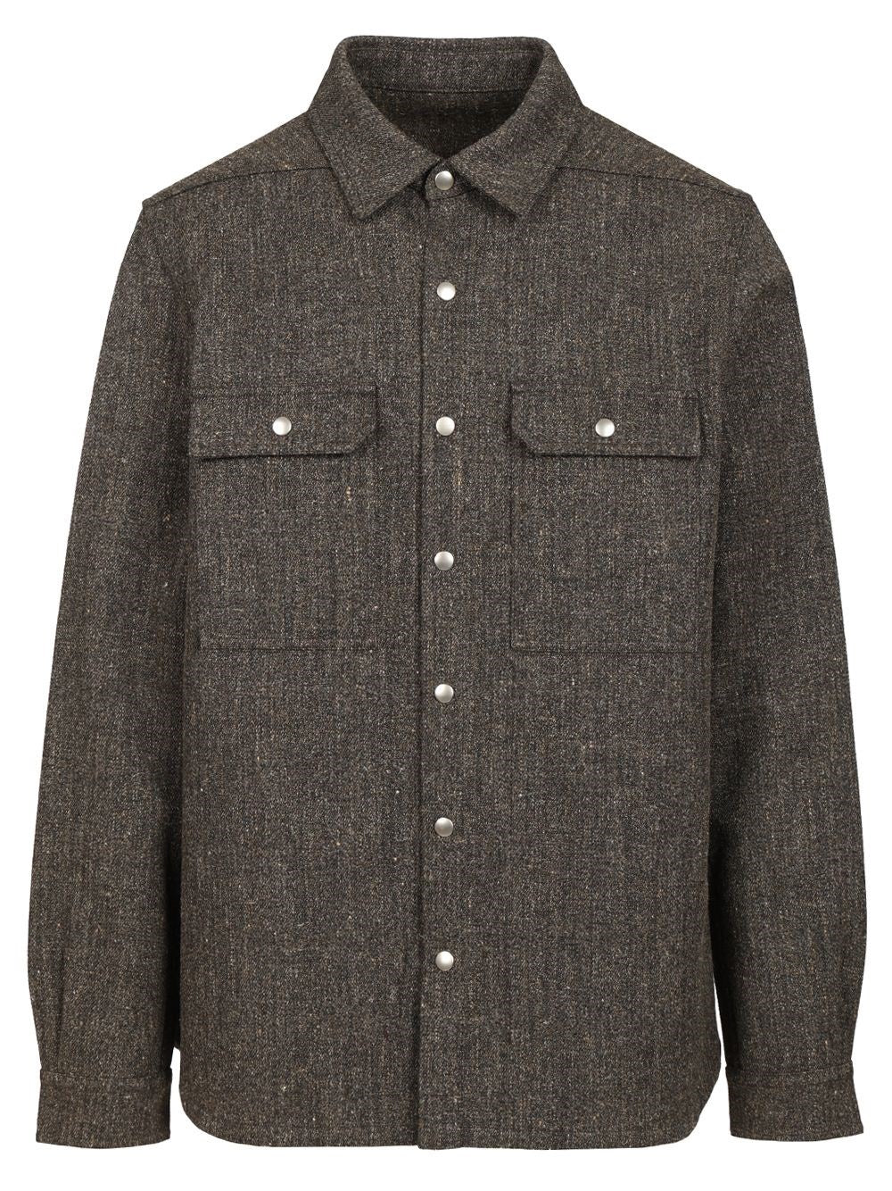 Rick Owens Charcoal Outershirt - Grey