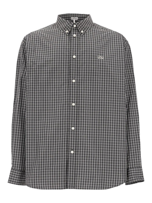 Loewe Technical Cotton Shirt - Black