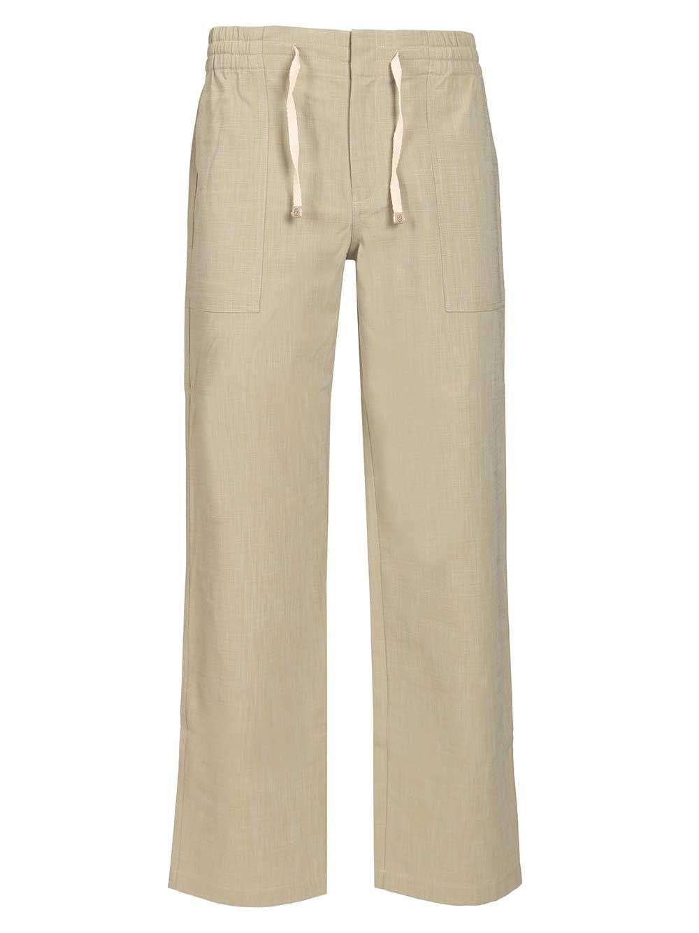 Drole De Monsieur Stretch Cotton Trousers - Green