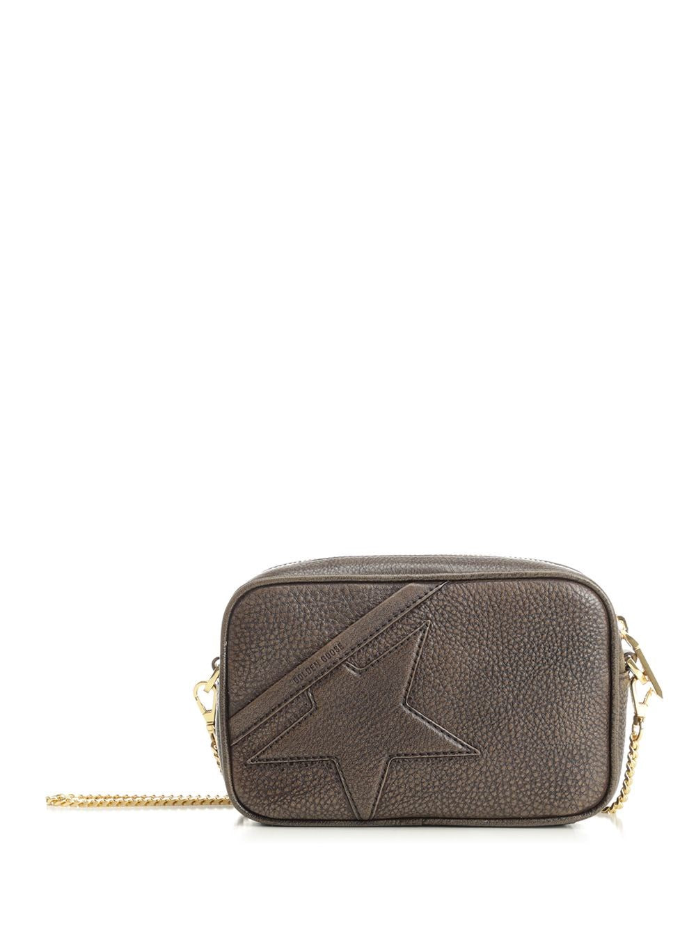 Golden Goose Mini Star Bag In Leather - Black