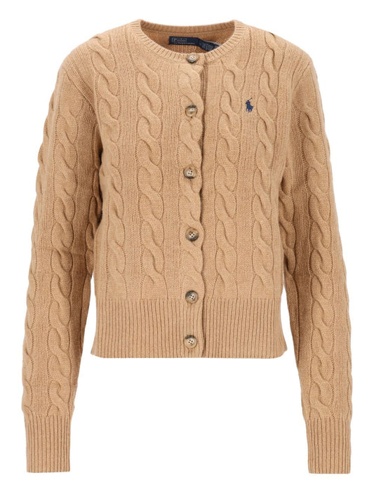 Polo Ralph Lauren Cable Knit Cardigan - Beige