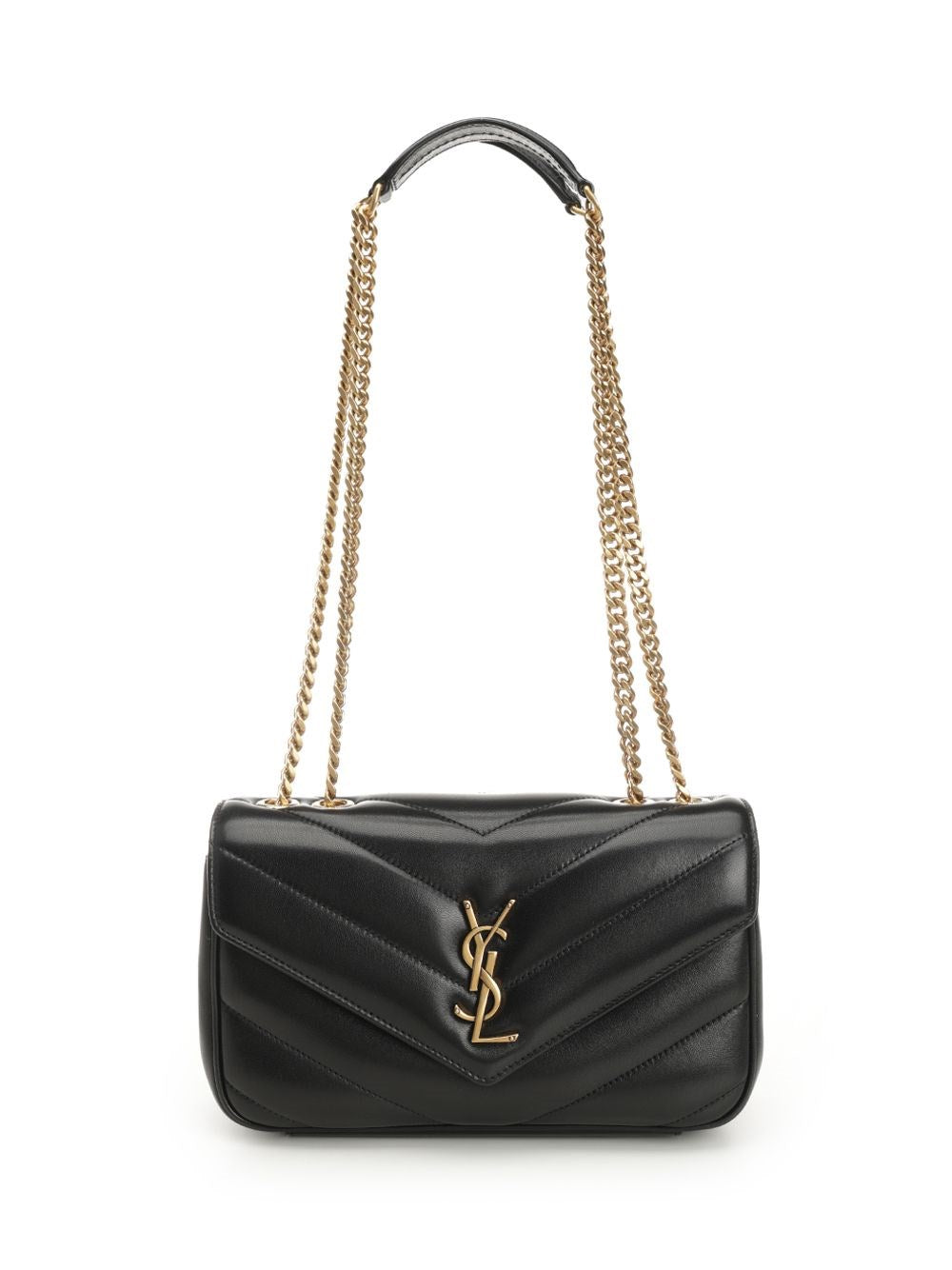 Saint Laurent Small "Loulou" Bag - Black