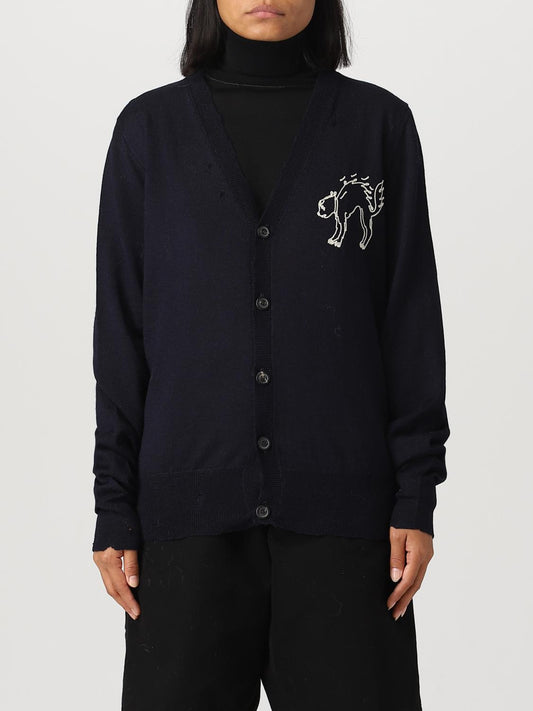 Maison Margiela Sweater Woman Blue