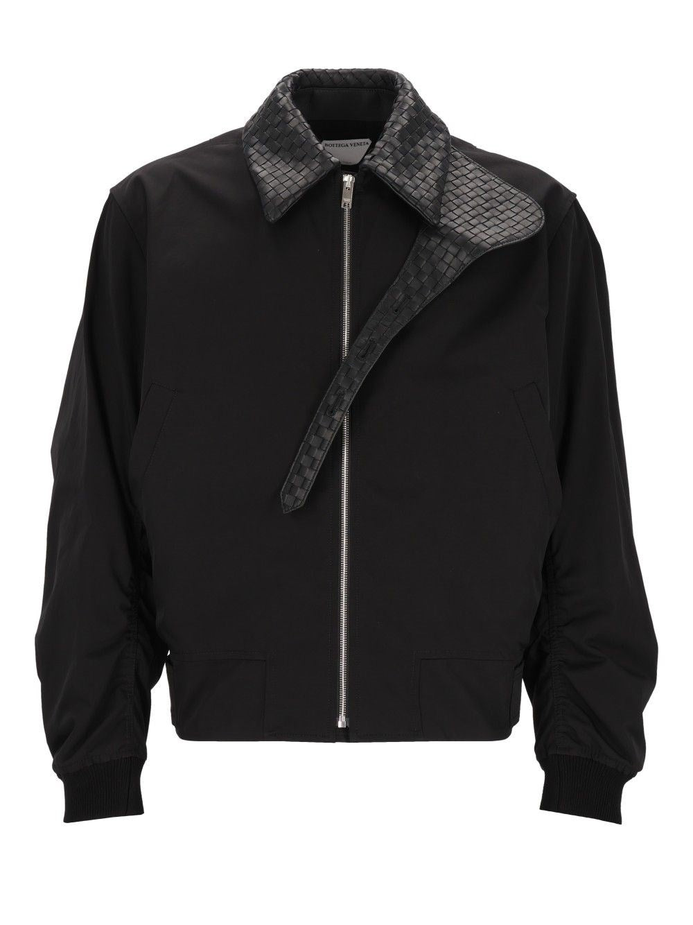 Bottega Veneta Padded Nylon Bomber Jacket - Black