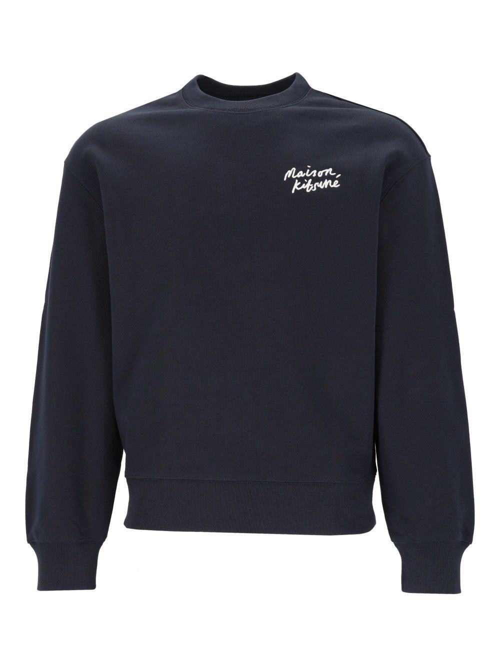 Maison Kitsuné Logo Sweatshirt - Blue